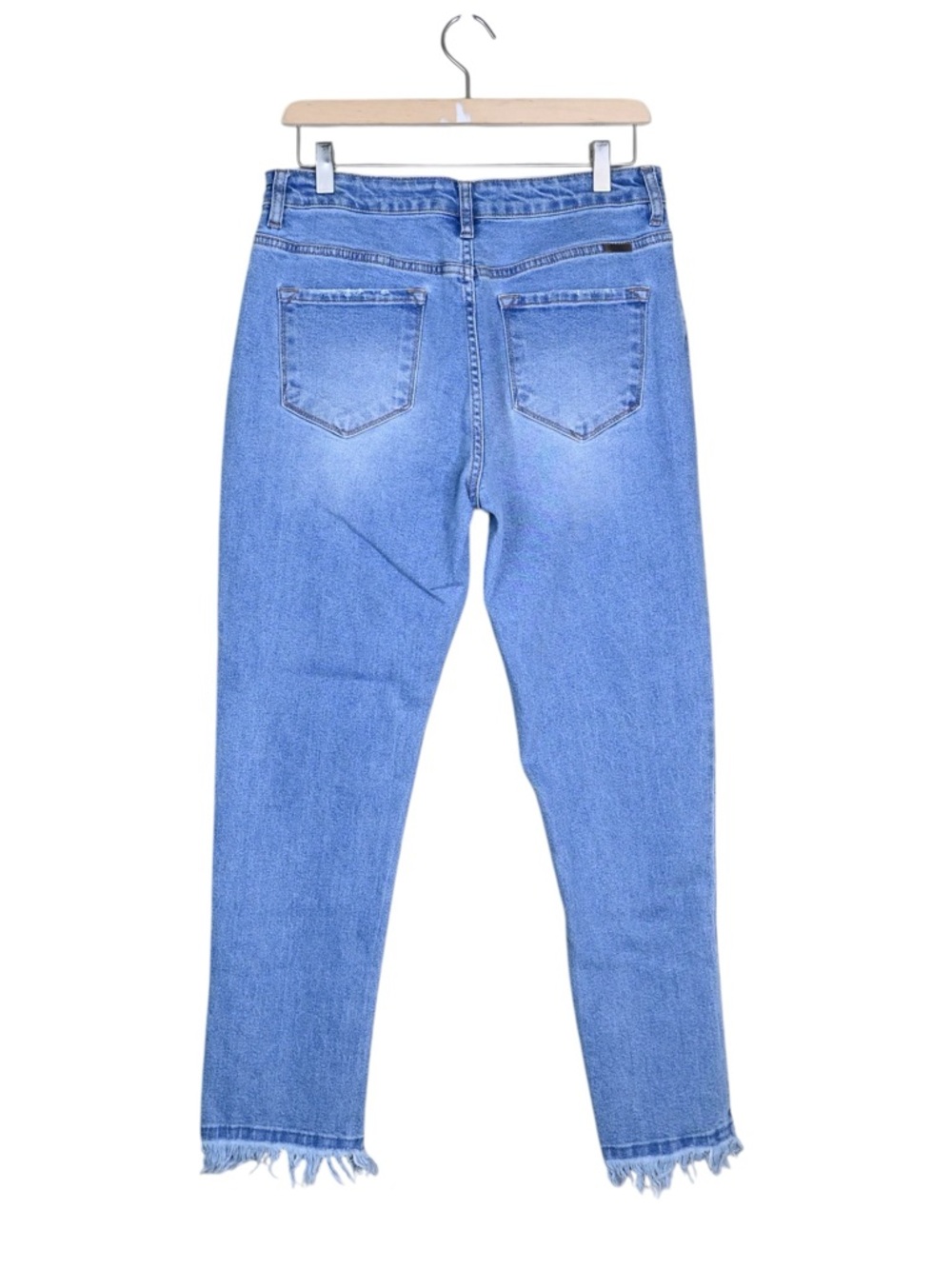 KanCan Women's 9/28 Frayed Hem Skinny Jean KC7328M - Picture 2 of 11